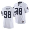 dan vasey white college football men's jersey