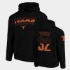 daniel young black wedge performance texas longhorns hoodie