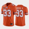 david reese ii orange alternate men's jersey