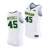 davion mitchell white 2021 march madness elite 8 baylor bears jersey