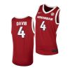 davonte davis cardinal away arkansas razorbacks jersey