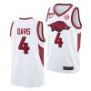 davonte davis white equality arkansas razorbacks jersey