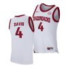 davonte davis white home arkansas razorbacks jersey