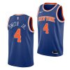 dennis smith jr. knicks icon 2020 nba draft 2020 21 blue jersey