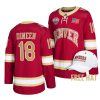 denver pioneers kevin dineen college hockey crimson alumni jersey