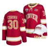 denver pioneers magnus chrona 2022 college hockey crimson nchc jersey