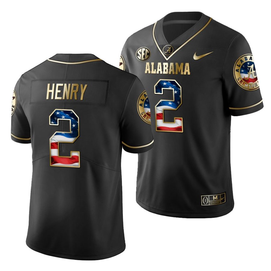 derrick henry black stars and stripes men's jersey