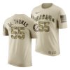 derrick thomas oatmeal oht military appreciation ncaa football jersey