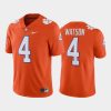 deshaun watson orange limited men's jersey