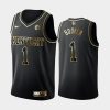 devin booker black golden edition men's jersey