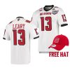 devin leary nc state wolfpack white 2021 holiday bowl cfp jersey