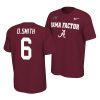 devonta smith crimson college football mantra jersey