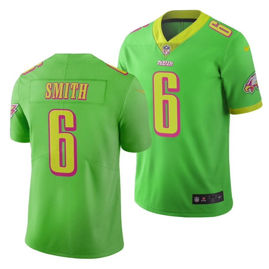 devonta smith eagles 2021 nfl draft city edition men's green jersey