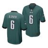 devonta smith eagles 2021 nfl draft game men's midnight green jersey