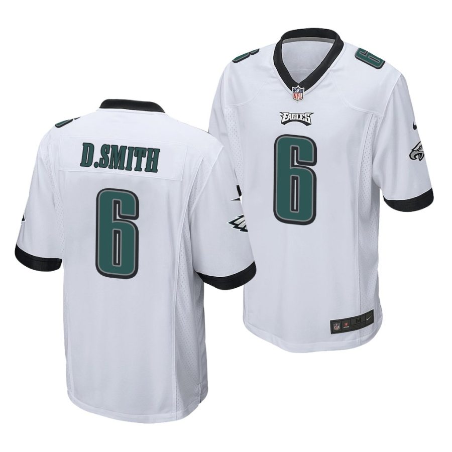 devonta smith eagles 2021 nfl draft game men's white jersey