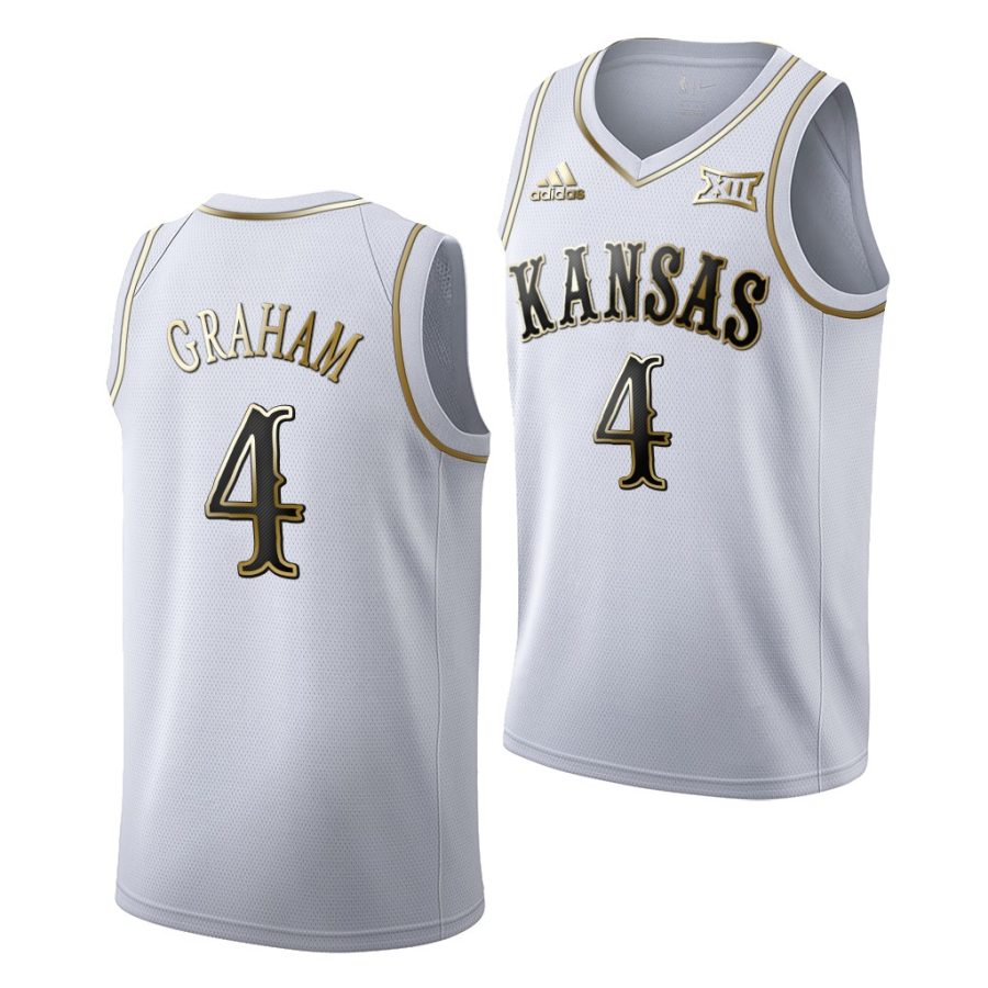 devonte' graham white golden limited men's jersey