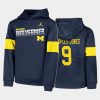 donovan peoples jones maize colorblock performance college football hoodie