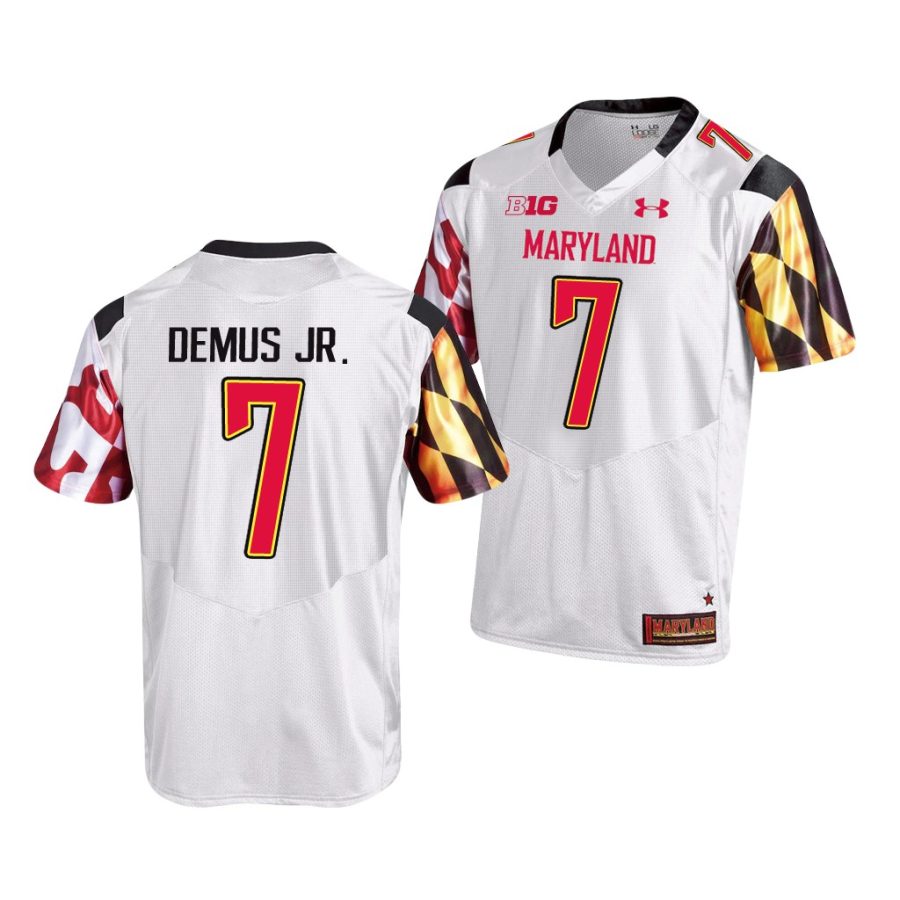 dontay demus jr. white college football maryland terrapins jersey