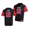 drew lisk black replica men's jersey