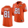 drew swinney orange college football men's jersey