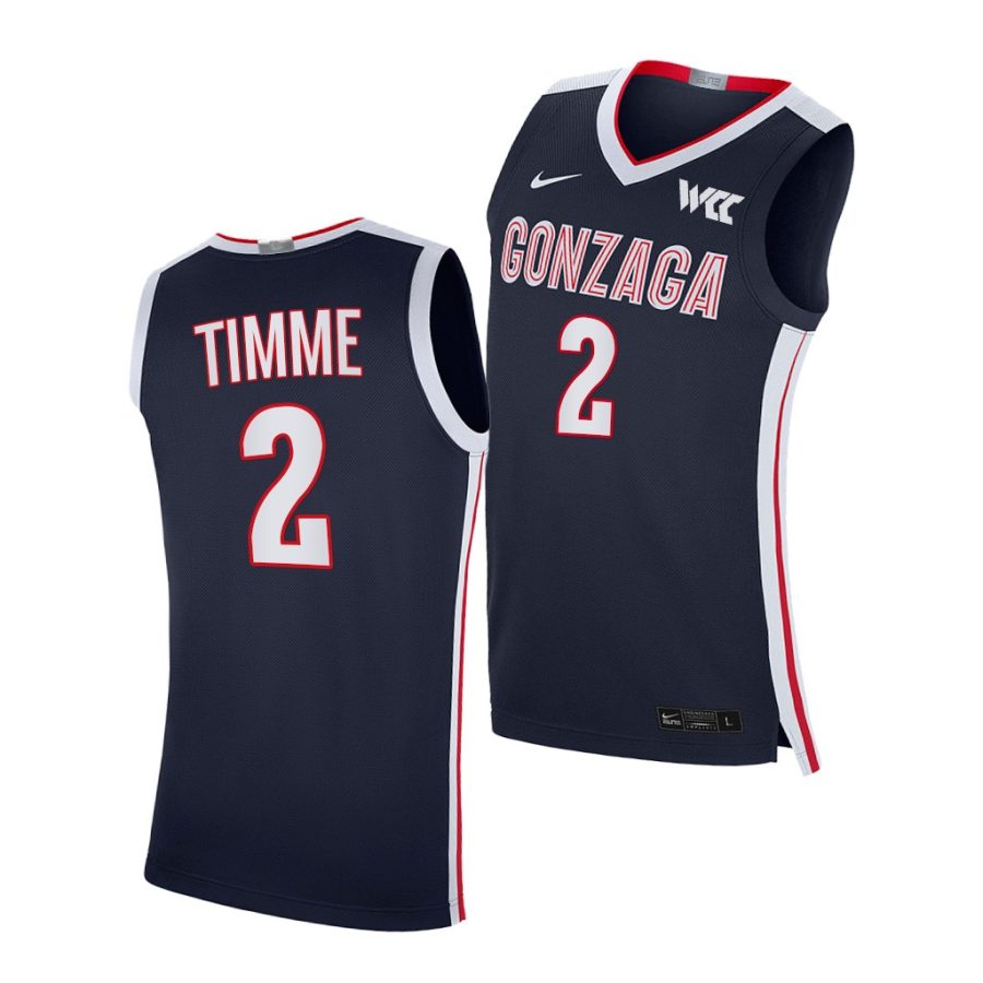 drew timme navy college basketball 2021 22elite jersey