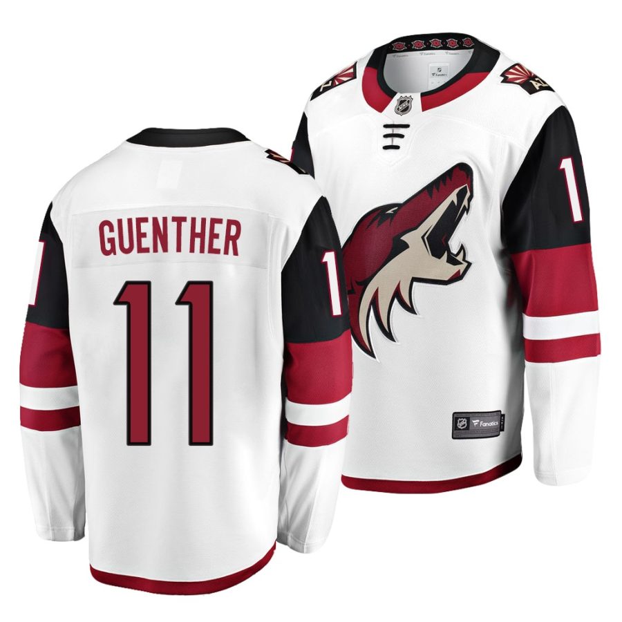 dylan guenther coyotes away white 2021 nhl draft men jersey