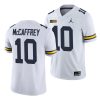 dylan mccaffrey white college football men's jersey