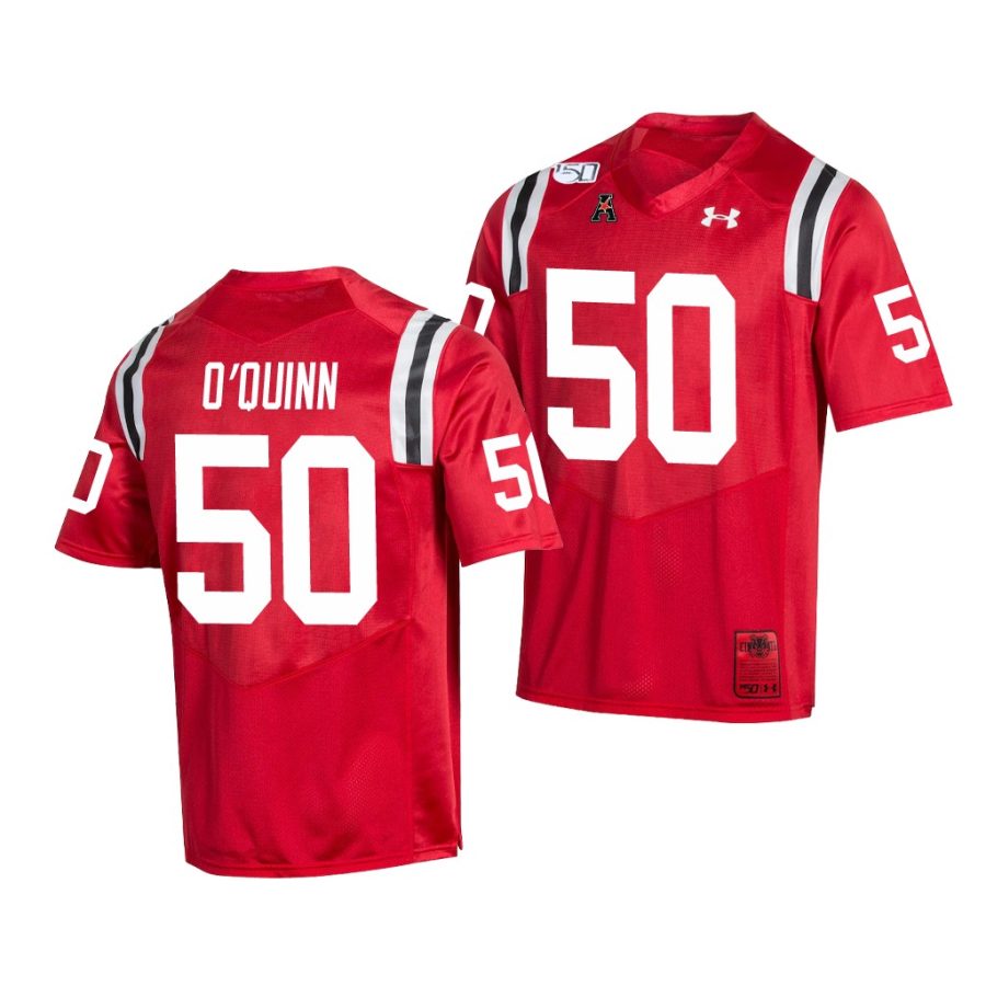 dylan o'quinn red college football men's jersey