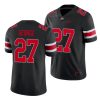 eddie george black college football men's jersey