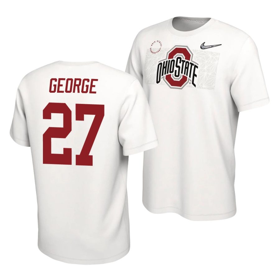 eddie george white college football playoff jersey