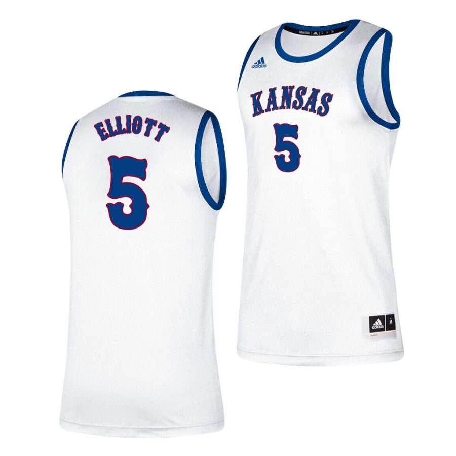 elijah elliott white classic men's jersey