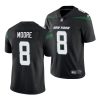 elijah moore jets 2021 nfl draft vapor limited men's black jersey