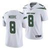 elijah moore jets 2021 nfl draft vapor limited men's white jersey