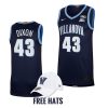 eric dixon villanova wildcats navy 2021 22elite basketball road jersey