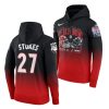 eric stokes red 2021 peach bowl georgia bulldogs hoodie