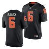 ethan bullock black college football men's jersey