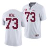 evan neal white away men's jersey