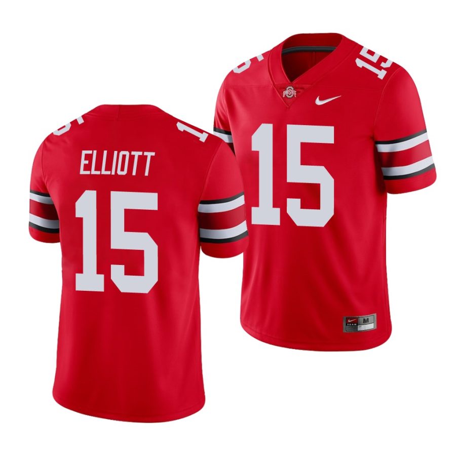 ezekiel elliott scarlet college football men's jersey