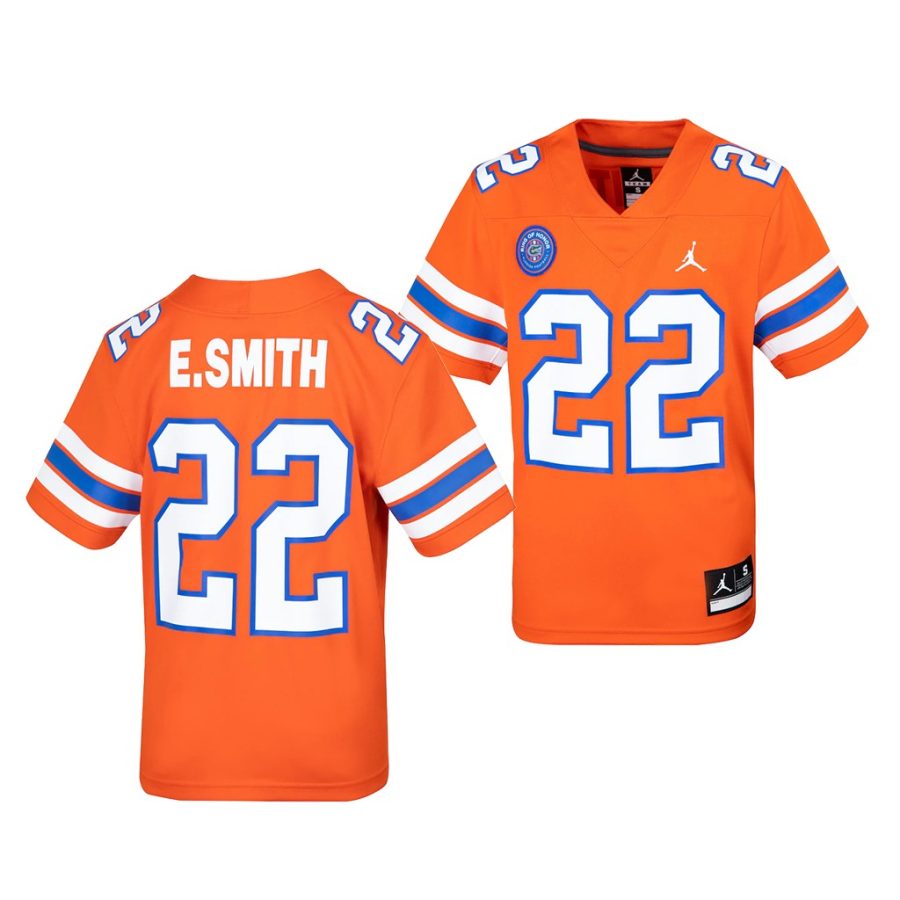 florida gators emmitt smith orange ring of honor men jersey