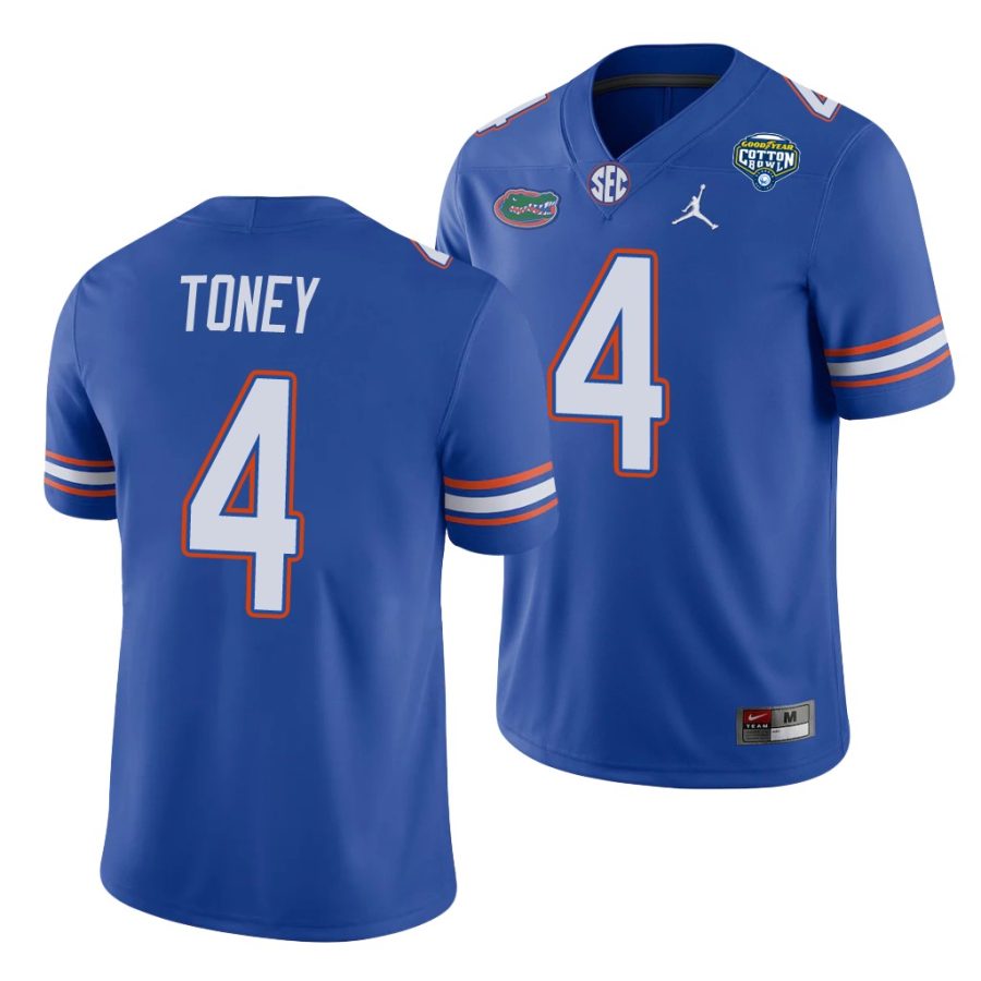 florida gators kadarius toney royal 2020 cotton bowl men's jersey