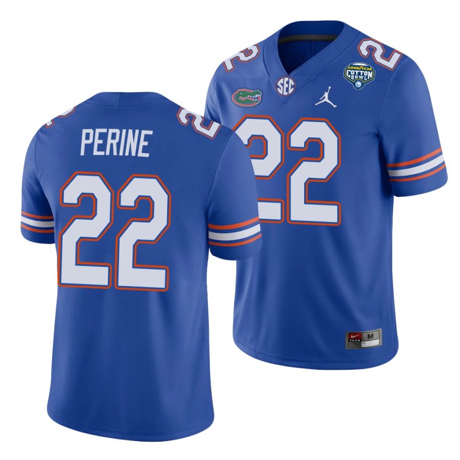 florida gators lamical perine royal 2020 cotton bowl men's jersey