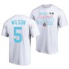 garrett wilson white 2021 national championship ohio state buckeyes shirt