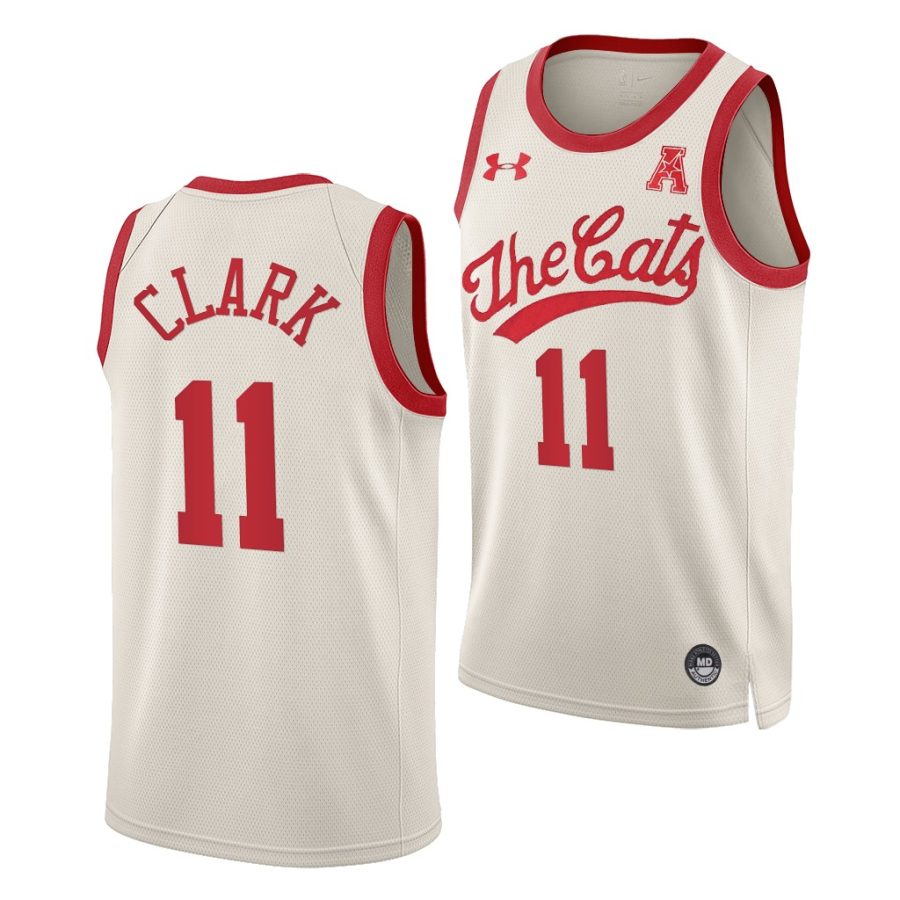 gary clark cincinnati bearcats throwback 70s alumni basketball jersey