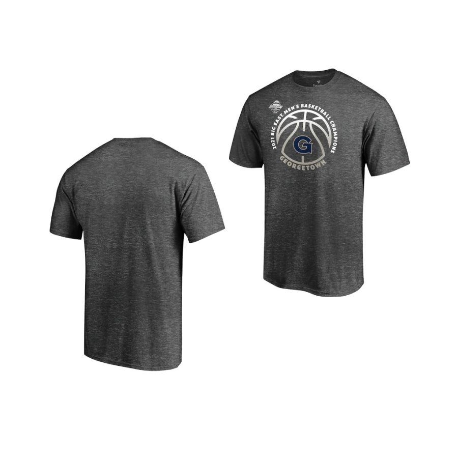 georgetown hoyas charcoal 2021 big east conference tournament champions men t shirt