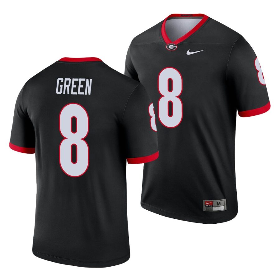 georgia bulldogs a.j. green black legend men's jersey