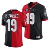 georgia bulldogs brock bowers red black split edition men jersey