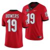 georgia bulldogs brock bowers red college football game jersey 0