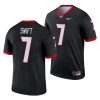 georgia bulldogs d'andre swift black legend men's jersey