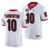 georgia bulldogs fran tarkenton white college football nfl alumni jersey 0