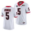 georgia bulldogs kelee ringo white 2021 cfp national champions jersey